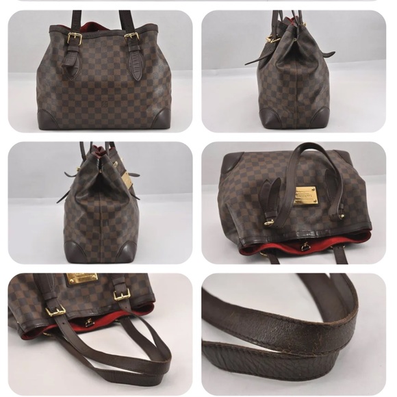 Louis Vuitton Tote Bag Hampsted Damier Ebene MM - Picture 3 of 10